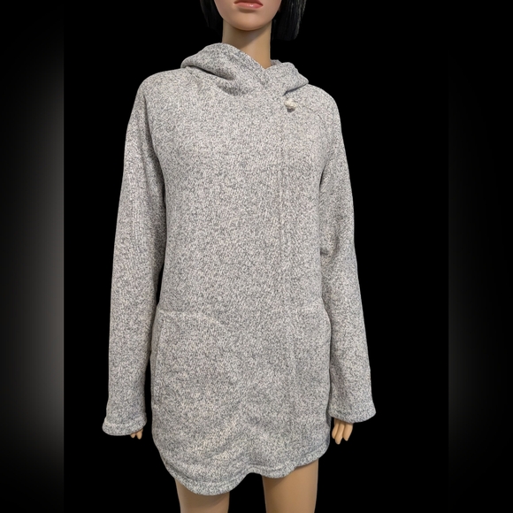 The North Face Heather Gray Wrap Jacket Large - Picture 2 of 16